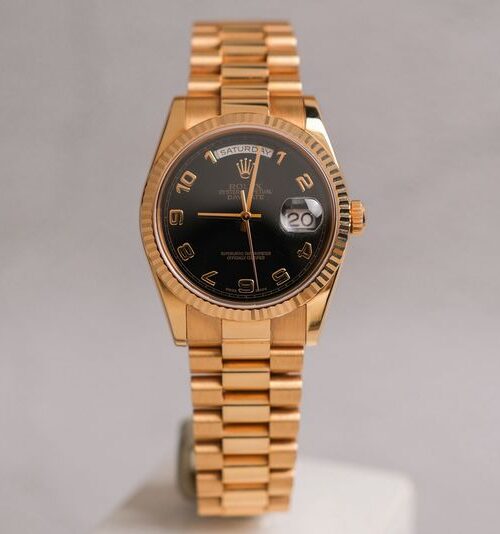 ขายนาฬิกา ROLEX DAY DATE 36 18K Rose Gold 118235