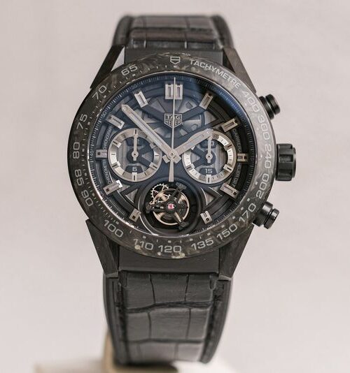 ขายนาฬิกามือสอง TAG HEUER CARRERA 02T TOURBILLON CHRONOGRAPH Carbon