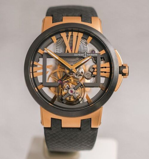 Ulysse Nardin Executive 18K Rose Gold Tourbillon
