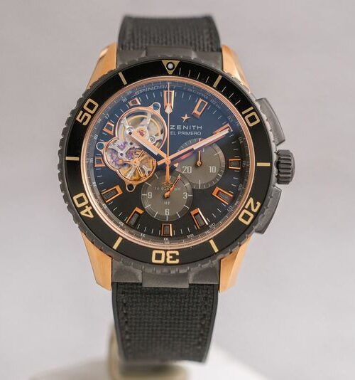 ร้านนาฬิกา Zenith El Primero Stratos Spindrift Titanium 18K Rose Gold