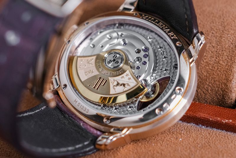Audemars Piguet Millenary 18k Rose Gold open case back