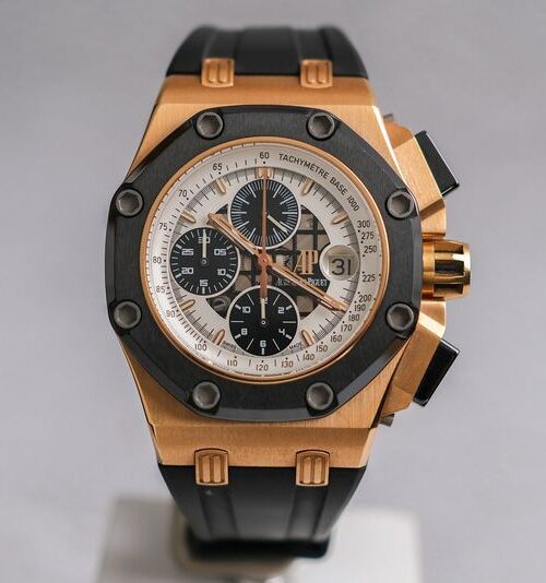 นาฬิกา Audemars Piguet Royal Oak Offshore Chronograph 18K Rose Gold Rubens Barrichello II