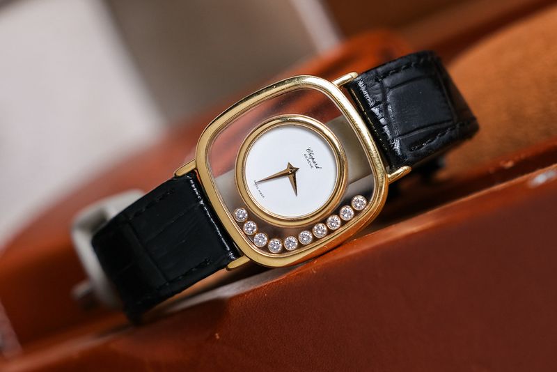 ร้านนาฬิกา Chopard Happy Diamonds 18K Gold 30 mm