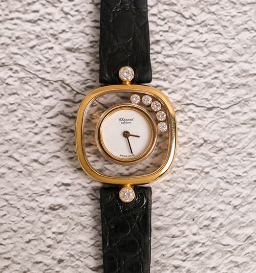 รับซื้อนาฬิกา Chopard Happy Diamonds 18K Gold 30 mm