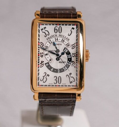 นาฬิกา Franck Muller Long Island Double Retrograde Hour 18K Rose Gold 1300 DH R