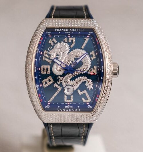 ขายนาฬิกา Franck Muller Vanguard V45 Blue Dragon Limited Edition