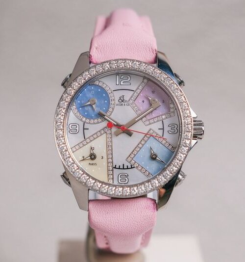 นาฬิกา Jacob & Co Five Timezone MOP Diamond
