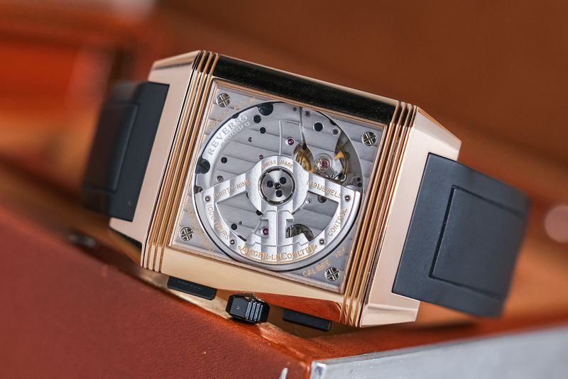 นาฬิกา Jaeger LeCoultre Reverso Squadra Chronograph 18K Rose Gold