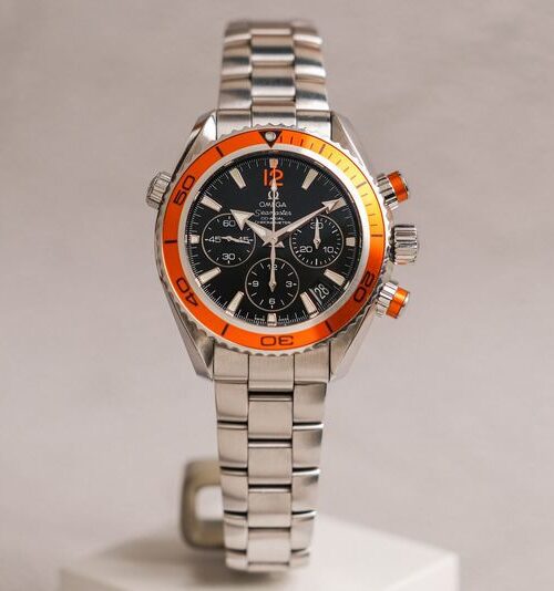 นาฬิกา Omega Seamaster Planet Ocean Chronograph Orange 38mm