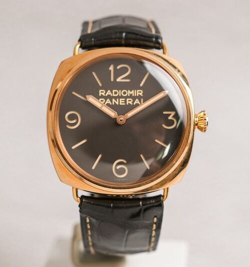 รับซื้อนาฬิกามือสอง PANERAI Radiomir 18K Rose Gold PAM379