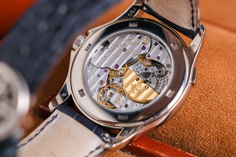 Patek Philippe 5131G World Timer open automatic case back