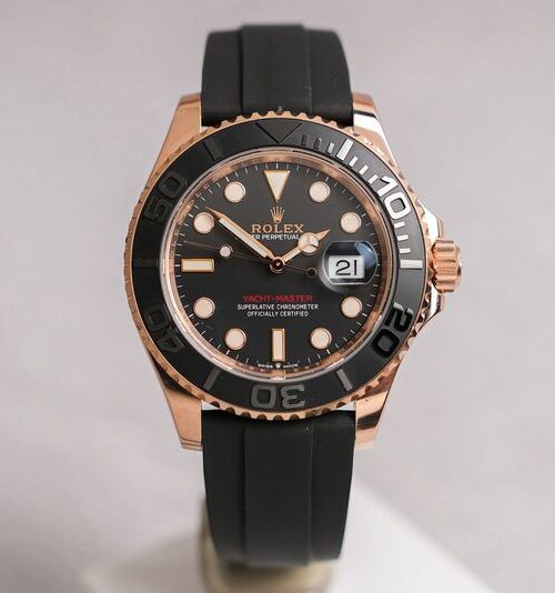 นาฬิกา ROLEX YACHT MASTER 18K Rose Gold 126655