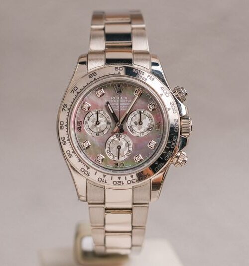นาฬิกา Rolex Daytona Full 18k White Gold MOP Diamonds 116509