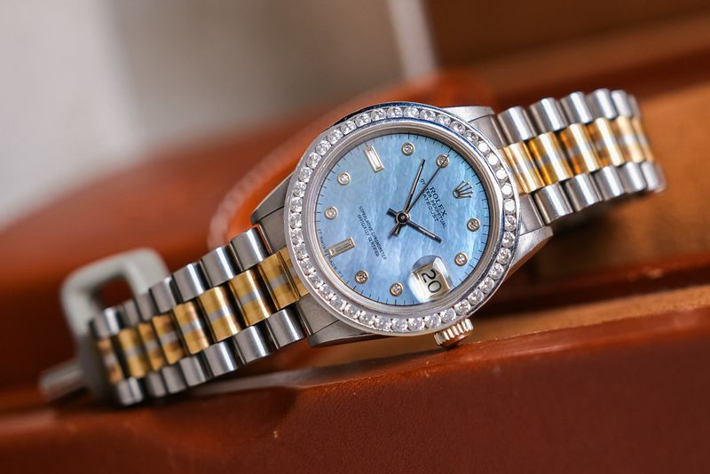 Rolex Lady Datejust Tridor Diamond MOP 68279 (2)