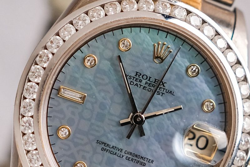 Rolex Lady Datejust Tridor Diamond MOP 68279 (3)