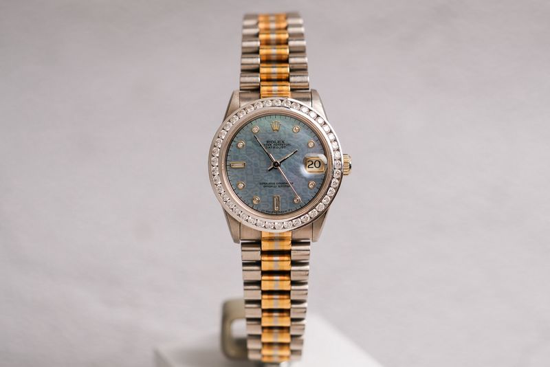 Rolex Lady Datejust Tridor Diamond MOP 68279 (5)