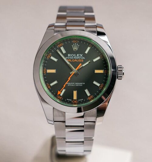 ขายนาฬิกา Rolex Milgauss Black Dial 116400GV