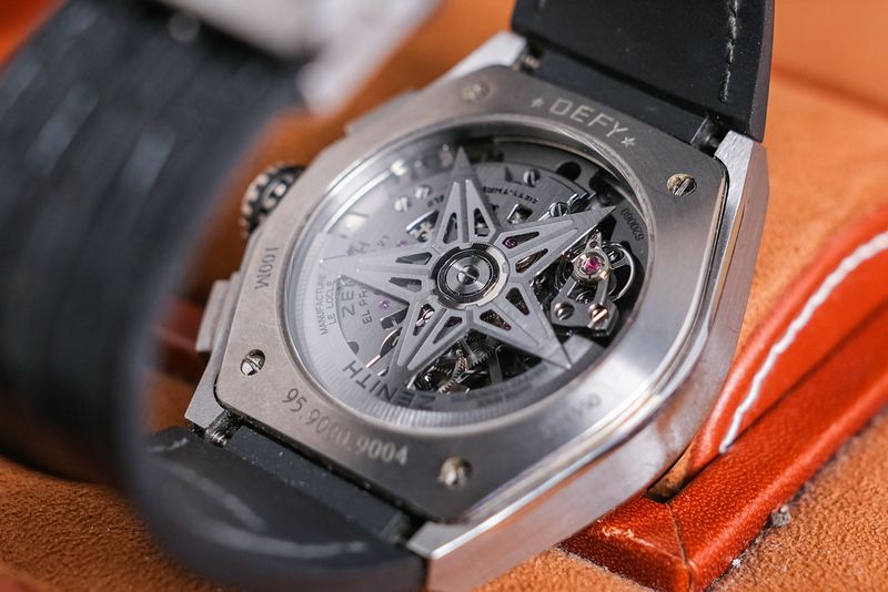 Zenith Defy El Primero 21 Skeleton open caseback