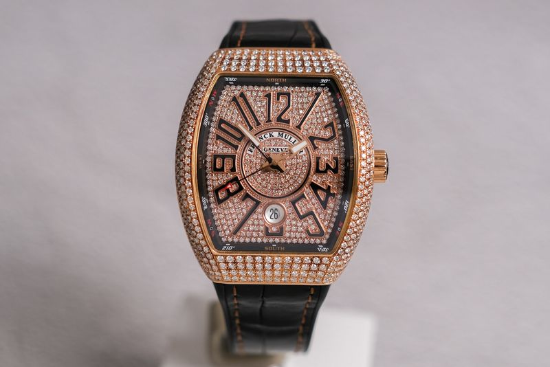 นาฬิกามือสอง Franck Muller Vanguard V41 18K Rose Gold Diamond
