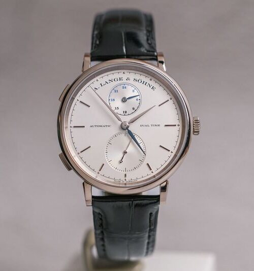 รับซื้อนาฬิกา A Lange & Sohne Saxonia Dual Time 18K White Gold