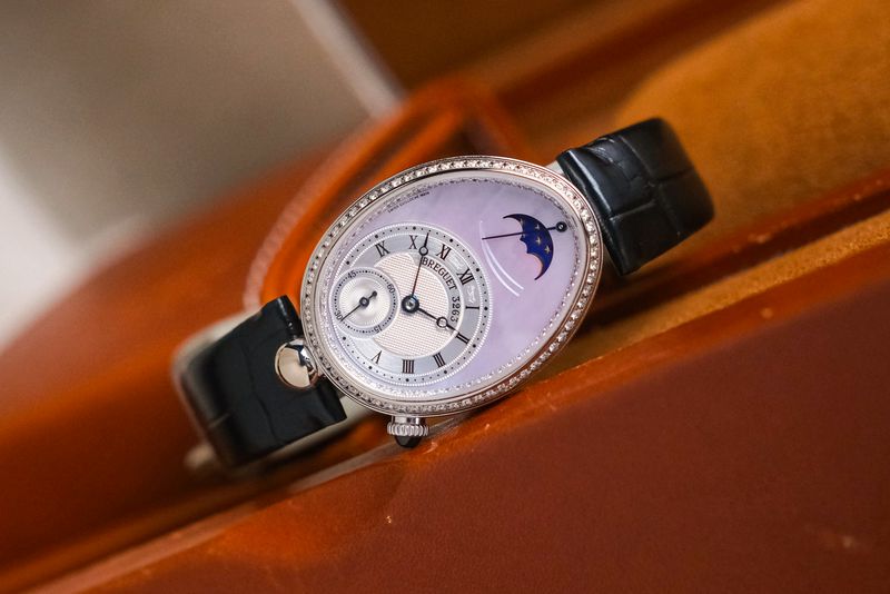 นาฬิกามือสอง Breguet Reine de Naples MOP 18K White Gold Diamond