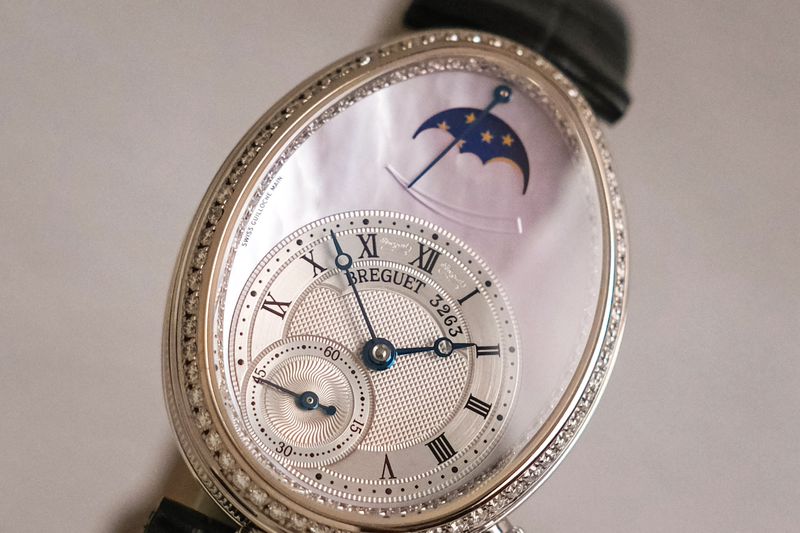 รับซื้อนาฬิกา Breguet Reine de Naples MOP 18K White Gold Diamond