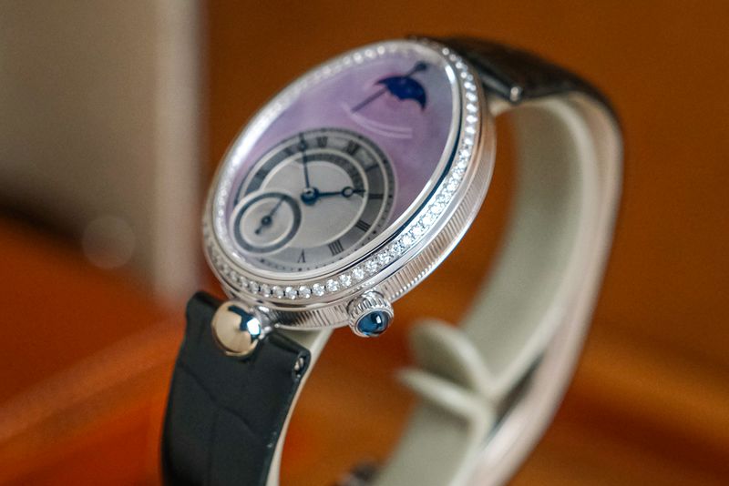 ขายนาฬิกา Breguet Reine de Naples MOP 18K White Gold Diamond