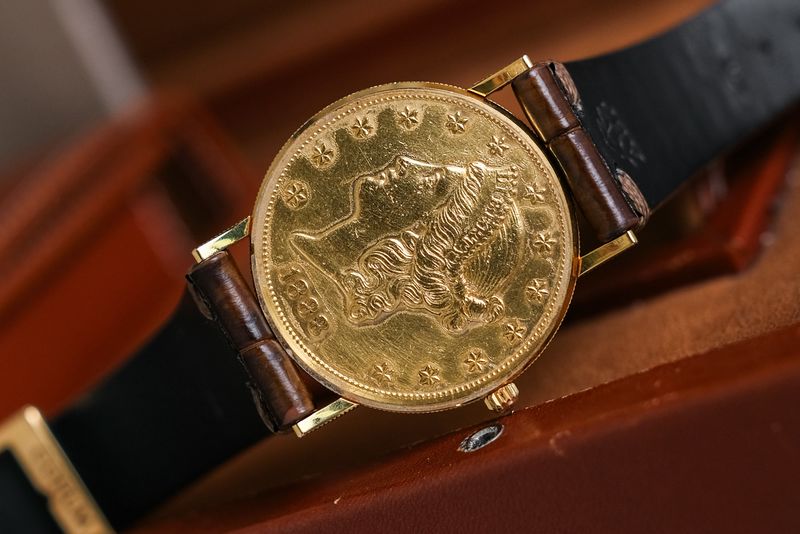 CORUM TWENTY DOLLAR COIN WATCH 18k GOLD (1)