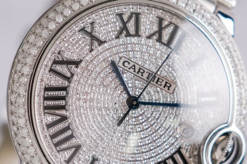 Cartier Ballon Bleu 42 Diamond (8)