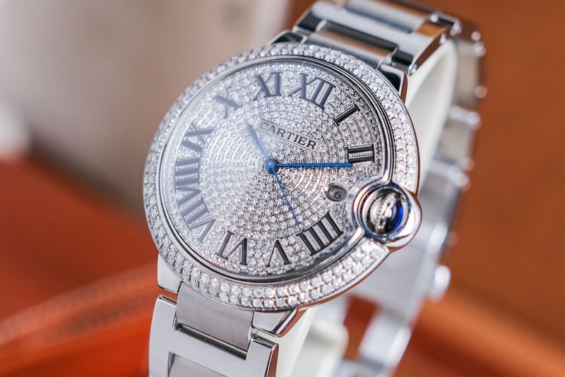Cartier Ballon Bleu 42 Diamond (9)