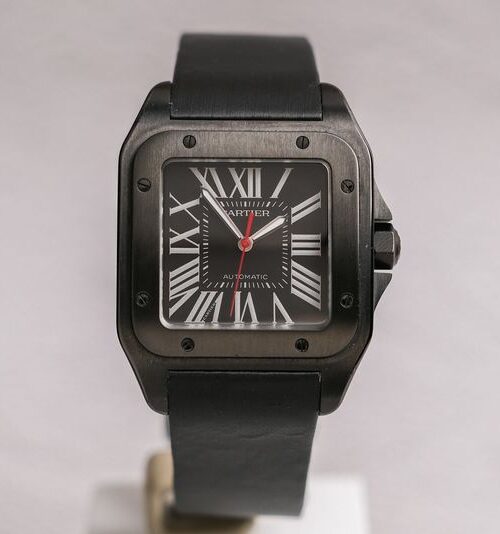 นาฬิกา Cartier Santos 100 XL ALL BLACK