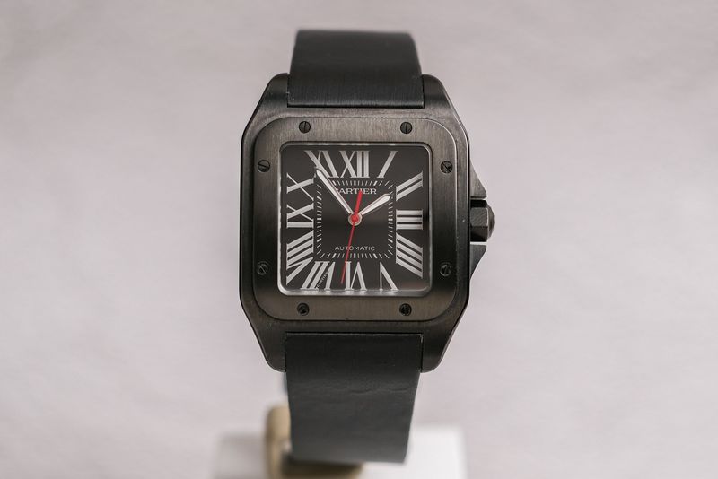 นาฬิกา Cartier Santos 100 XL ALL BLACK