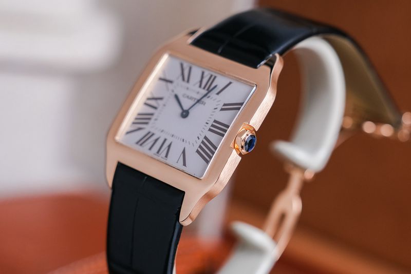 Cartier Santos Dumont Ultra Thin 18K Rose Gold (4)
