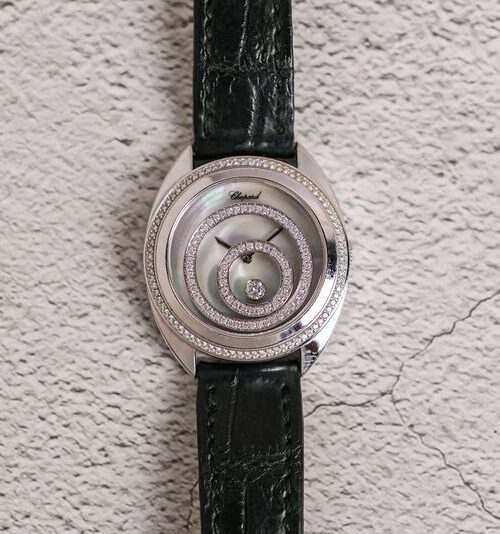 รับซื้อนาฬิกา Chopard Happy Spirit Diamond 18K White Gold Mop