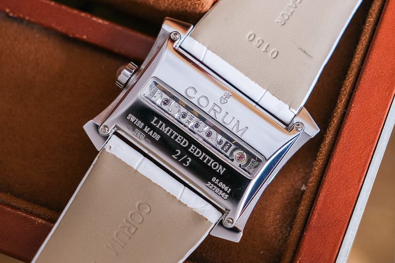 Corum Golden Bridge Hummingbird Diamond Limited 3 back case
