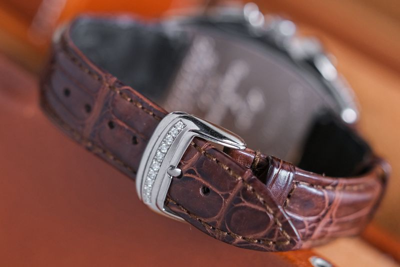 Franck Muller Conquistador 18K White Gold Diamonds (5)