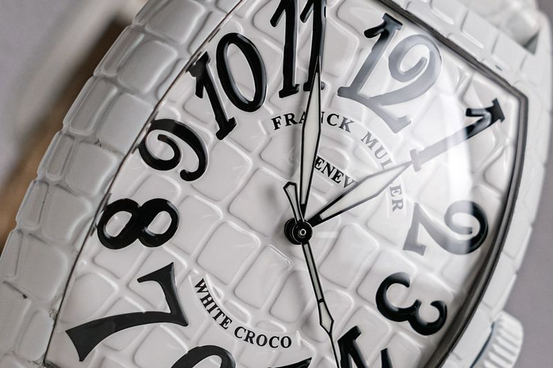 Franck Muller Curvex White Croco (2)