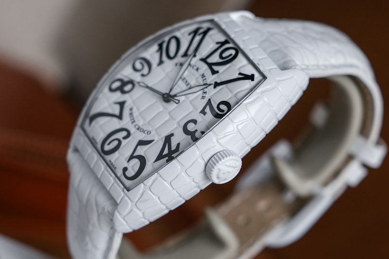 Franck Muller Curvex White Croco (3)