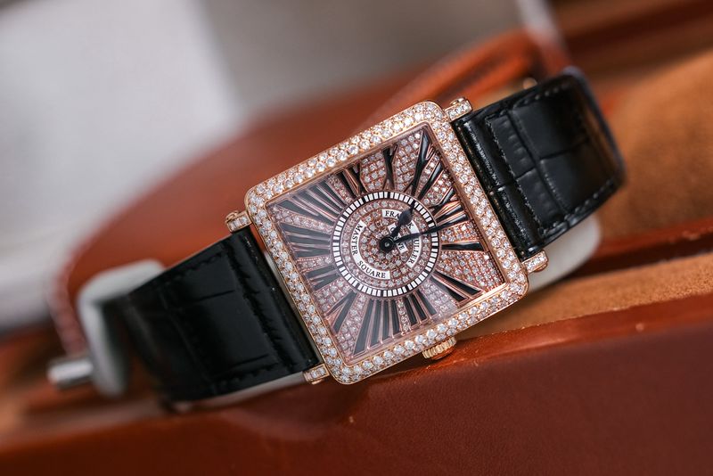 Franck Muller Master Square 18K Rose Gold Diamond 6002 M QZ R (1)