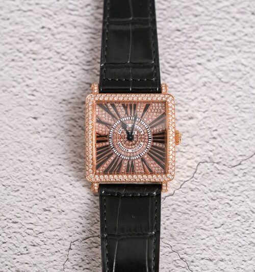 Franck Muller Master Square 18K Rose Gold Diamond 6002 M QZ R