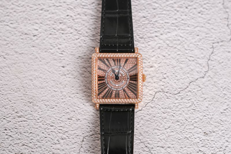 Franck Muller Master Square 18K Rose Gold Diamond 6002 M QZ R (4)