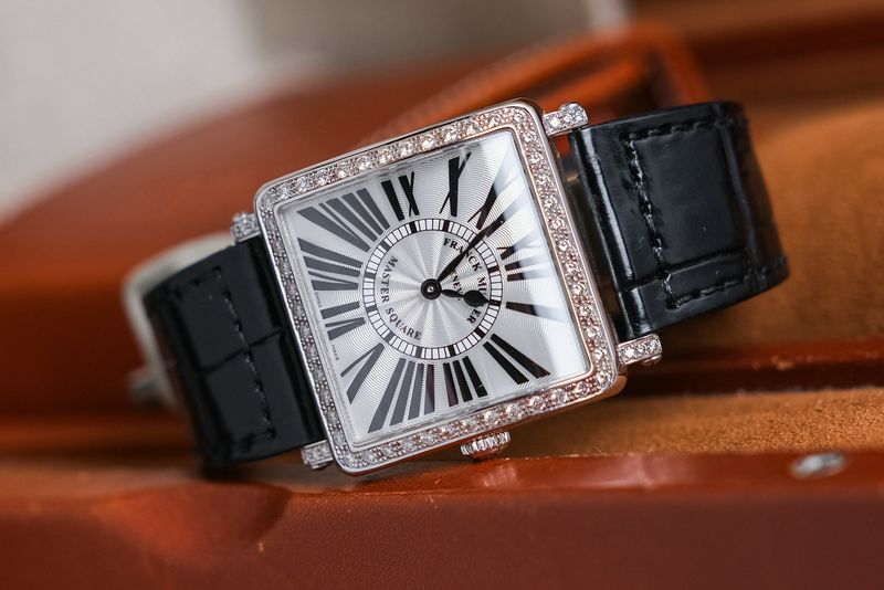 นาฬิกามือสอง Franck Muller Master Square Diamond 6002 M QZ R D 1R