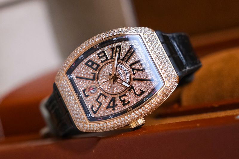 นาฬิกามือสอง Franck Muller Vanguard V41 18K Rose Gold Diamond