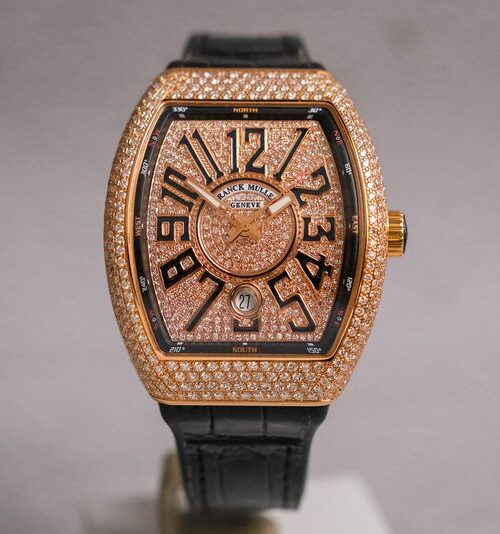 รับซื้อนาฬิกา Franck Muller Vanguard V41 18K Rose Gold Diamond