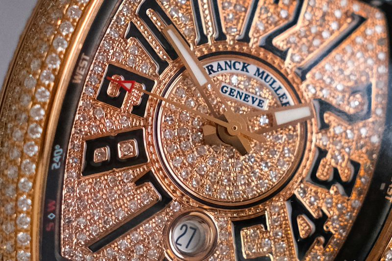 นาฬิกา Franck Muller Vanguard V41 18K Rose Gold Diamond