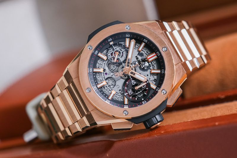 นาฬิกา Hublot Integrated Full 18K Rose Gold
