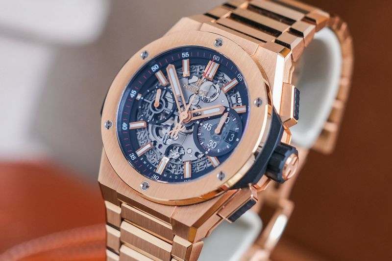 รับซื้อนาฬิกา Hublot Integrated Full 18K Rose Gold