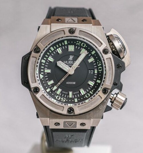 นาฬิกา Hublot King Power Oceanographique Musee Monaco 4000M Limited Edition solid back case