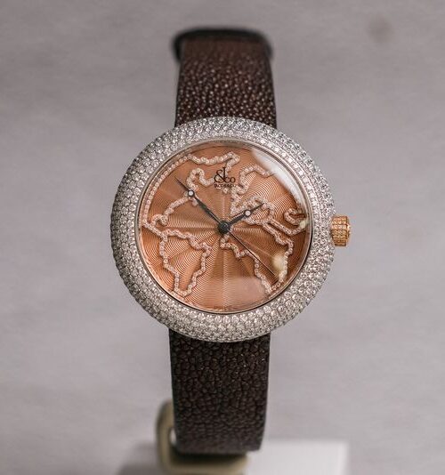 นาฬิกา Jacob & Co Crystal Continents Full Diamond