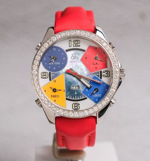 Jacob & Co Five Timezone Diamond MOP